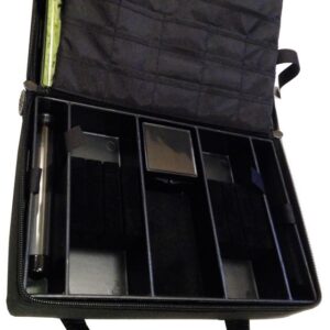 Bulls NL Mega Darttasche Schwarz Carbon Look